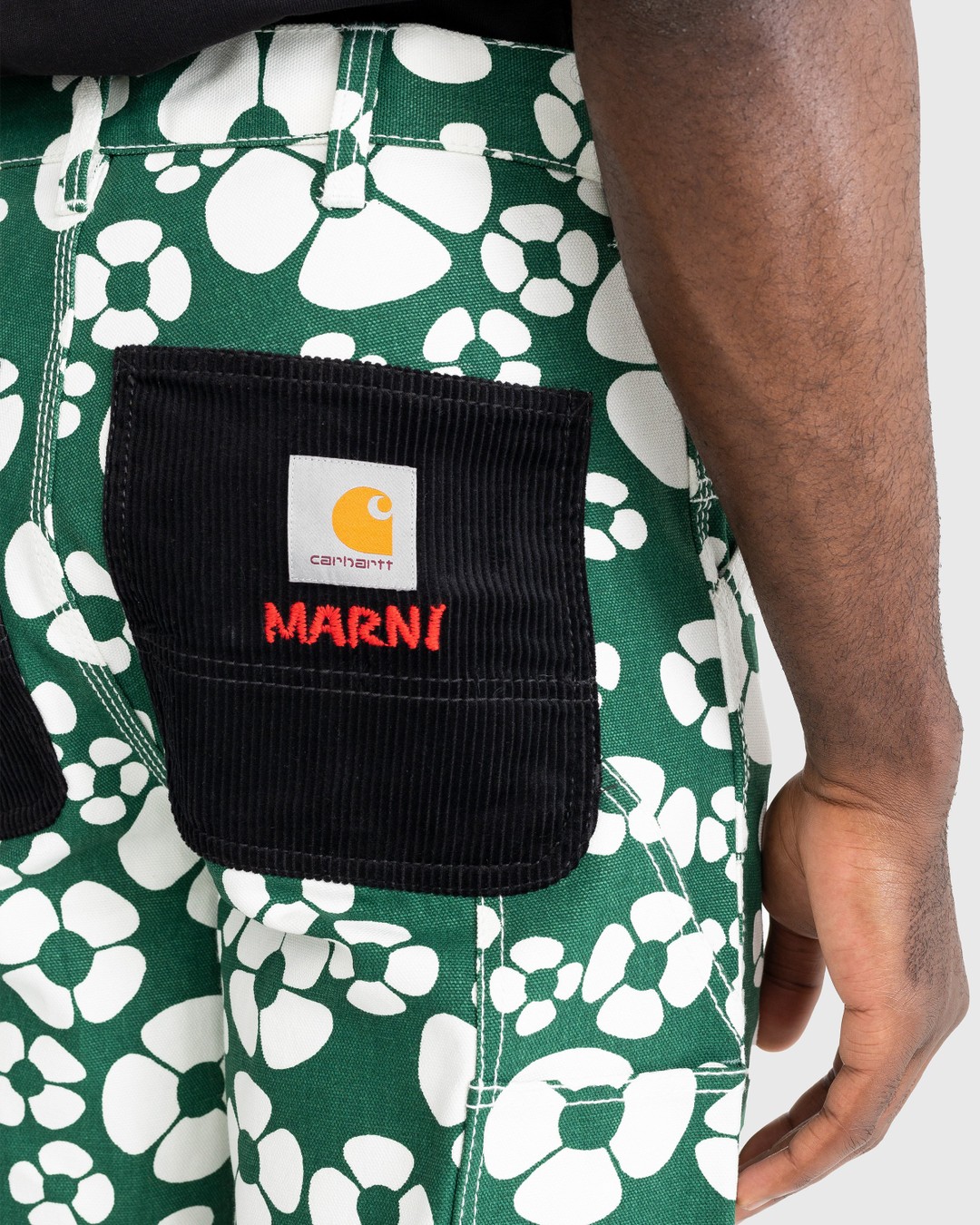 Marni x Carhartt WIP – Floral Trousers Green - Pants - Green - Image 7