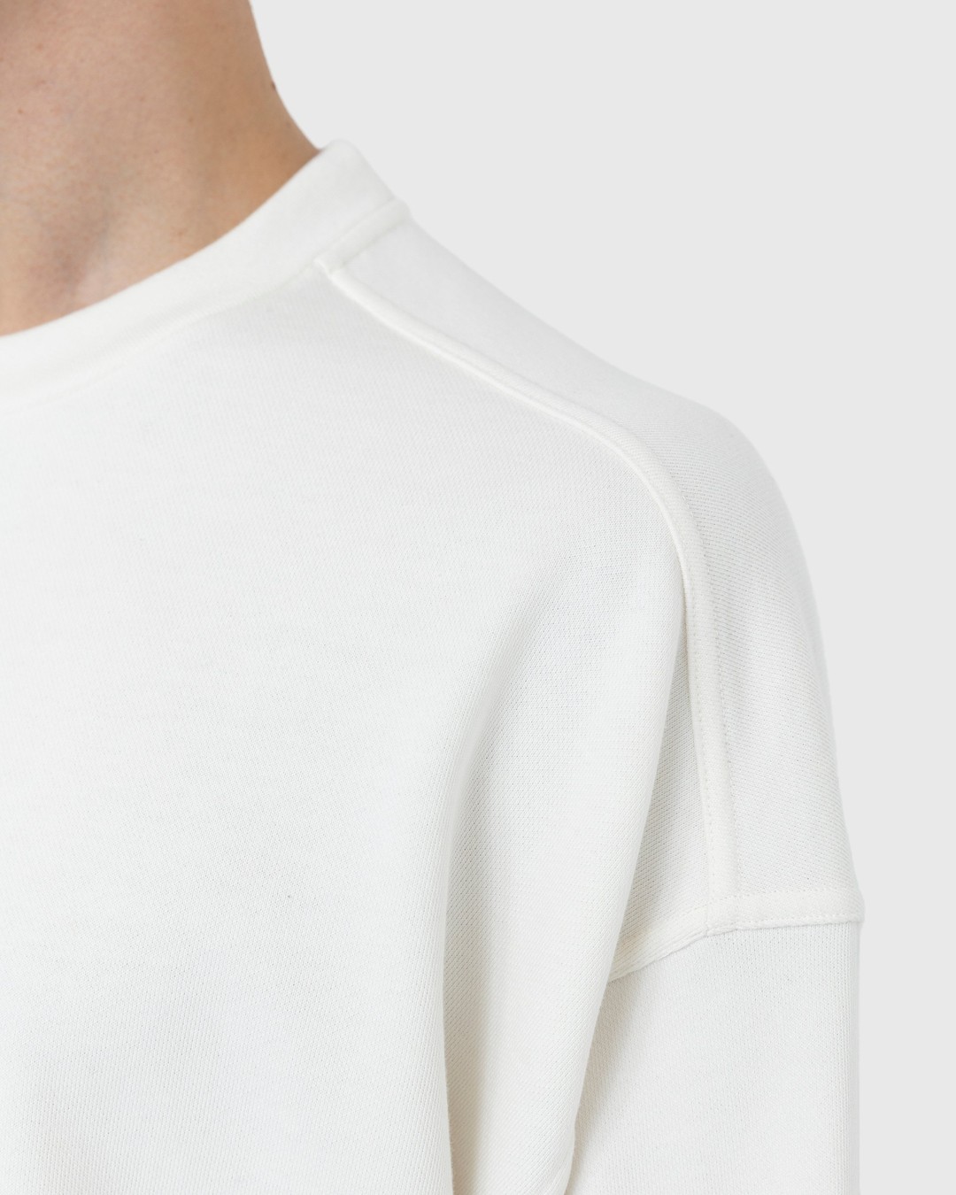 Jil Sander – Logo Sweatshirt Beige - Sweats - Beige - Image 3