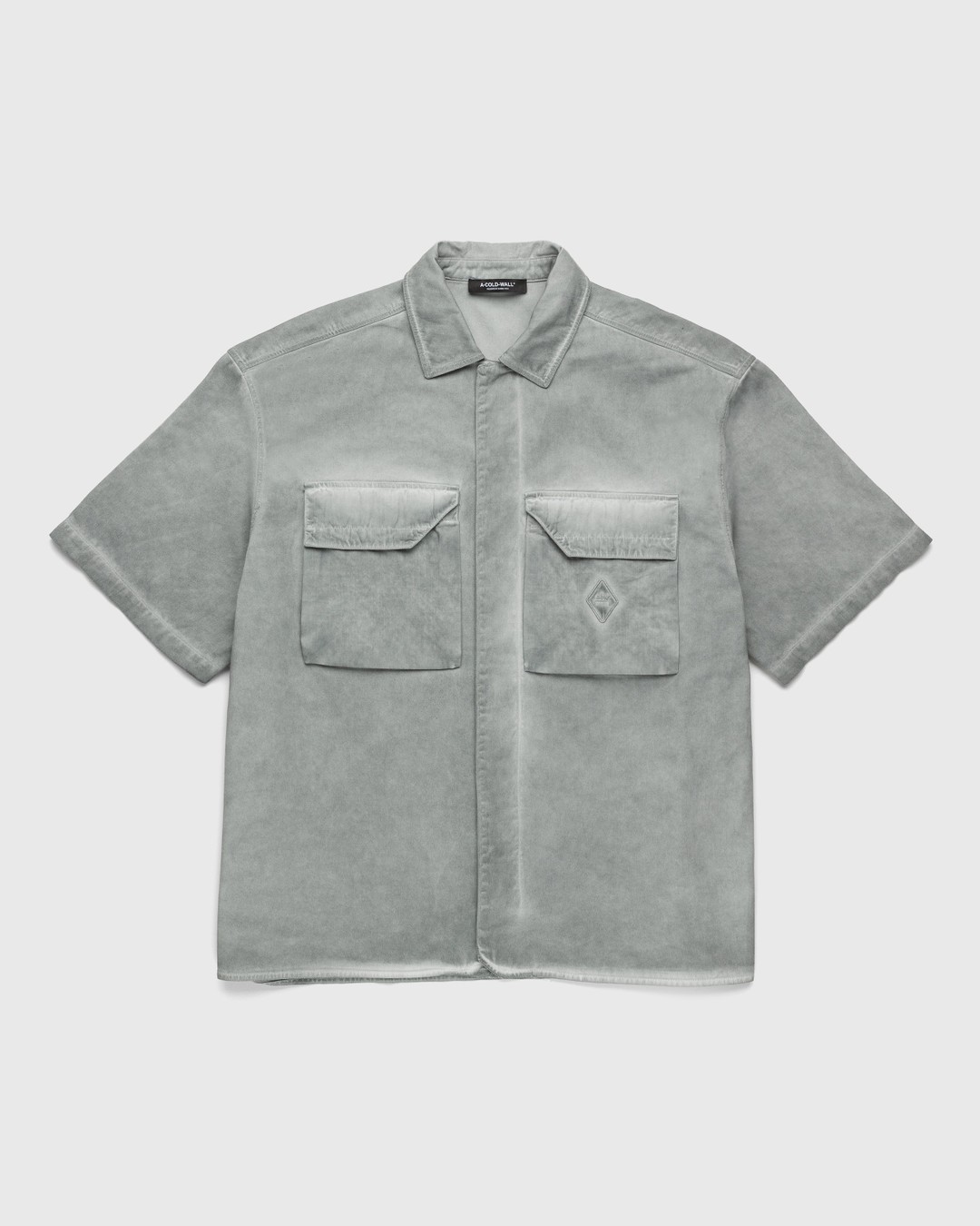 A-Cold-Wall* – Dye Tech Overshirt Light Grey - Shirts - Grey - Image 1