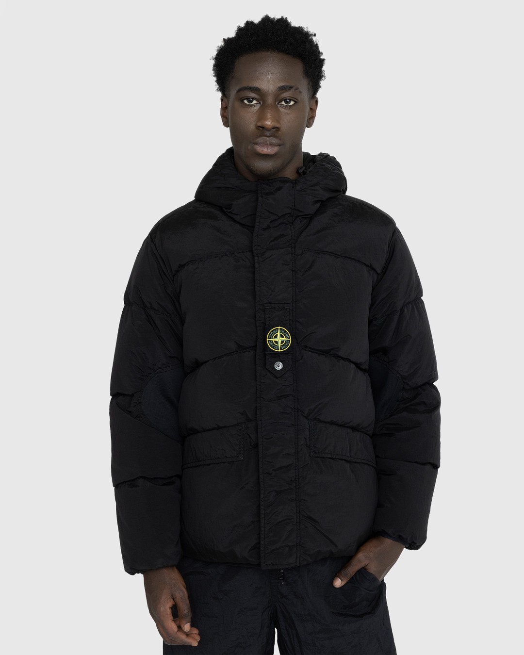 Stone Island – Reversible Nylon Metal Down Jacket Black - Outerwear - Black - Image 2