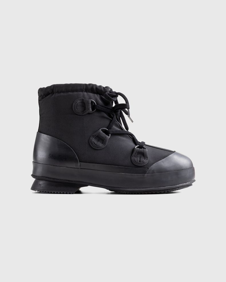 Lace-Up Boots Black
