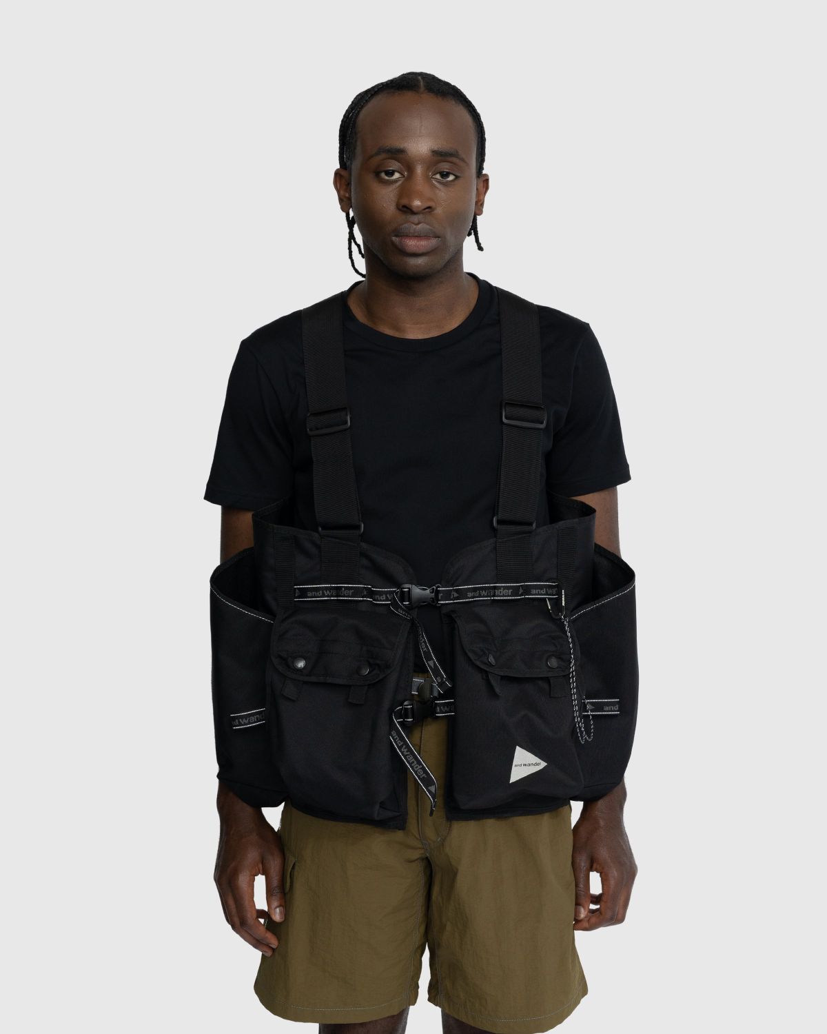 And Wander – Field Vest Black - Outerwear - Black - Image 2
