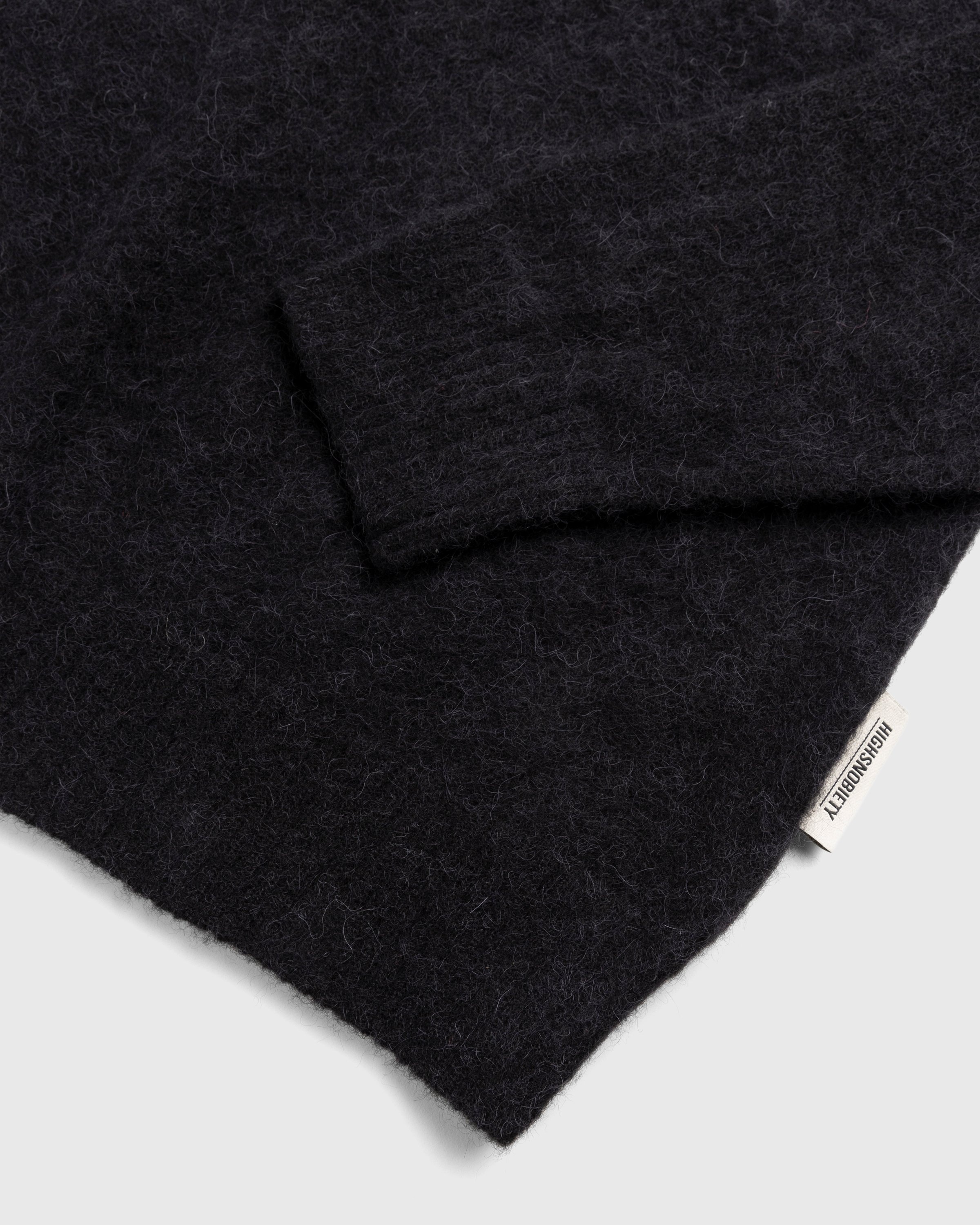 Highsnobiety – Alpaca Sweater Black Kids - Crewnecks - Black - Image 4