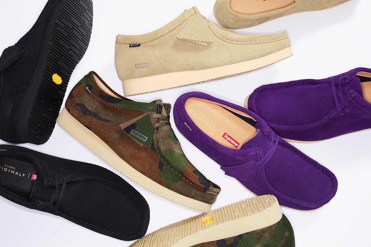 clarks x supreme wallabee TGS A.A