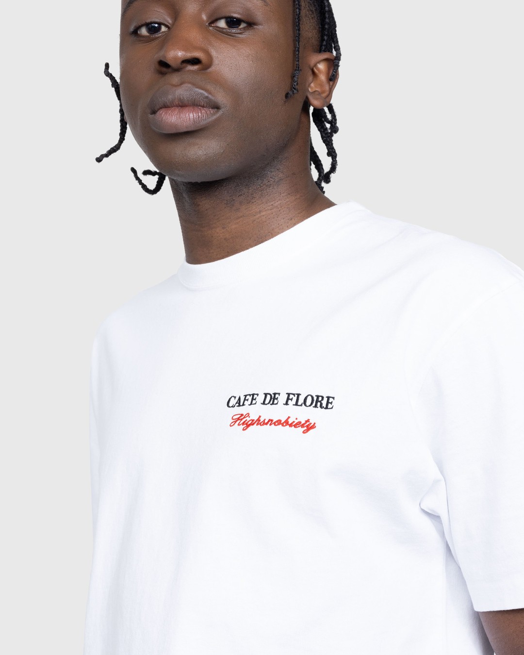 Café de Flore x Highsnobiety – Short Sleeve T-Shirt White - Tops - White - Image 5