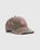 Leather Face Patch Cap Toffee Brown