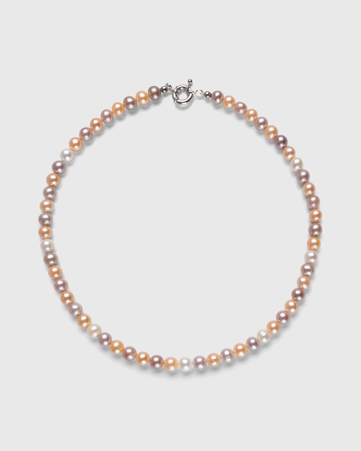 Polite Worldwide – Light Pearl Necklace Multi - Jewelry - Silver - Image 1