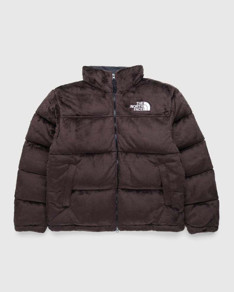 Versa Velour Nuptse Jacket Coal Brown