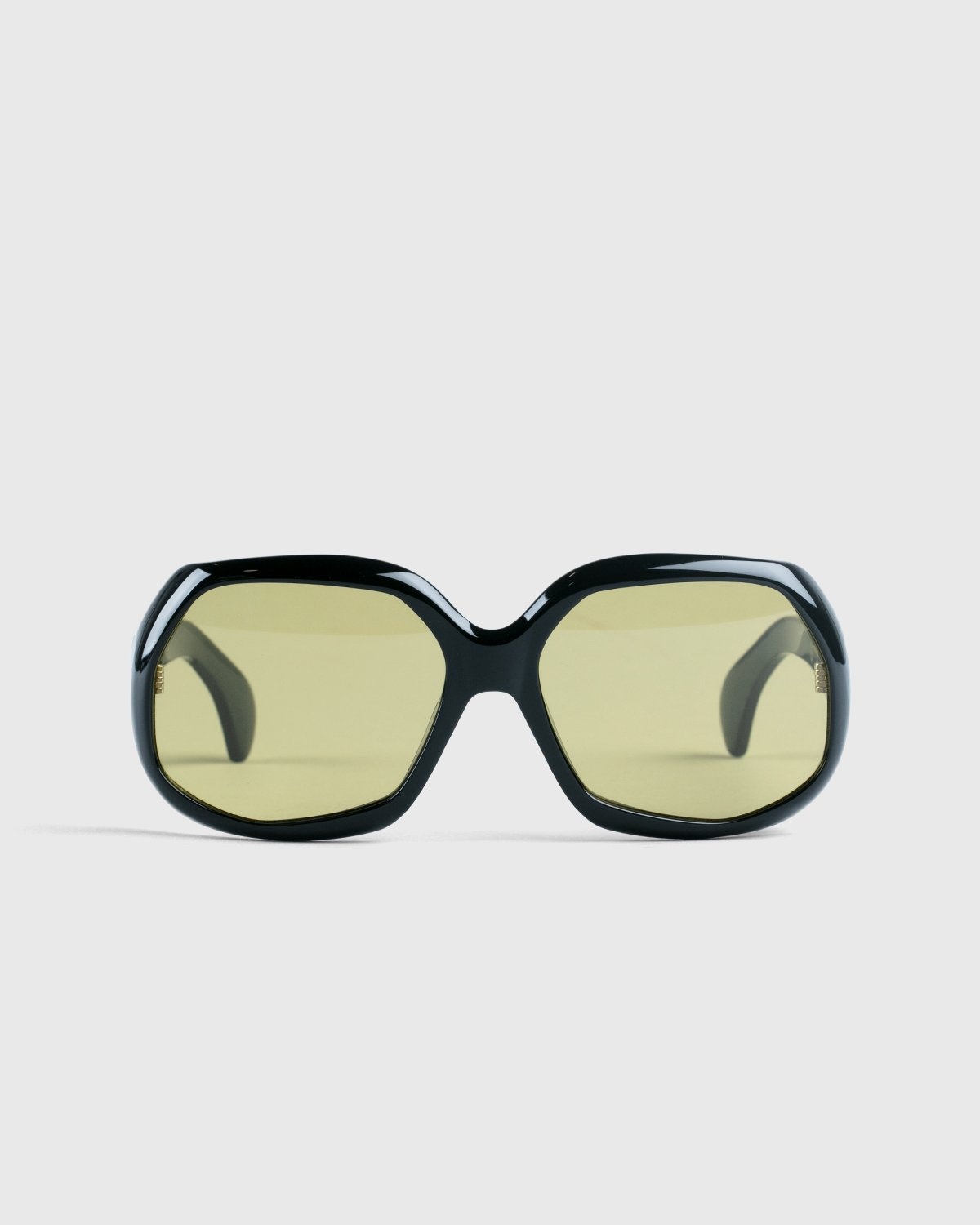 Port Tanger – Yamina Black Warm Olive Lens - Sunglasses - Black - Image 1