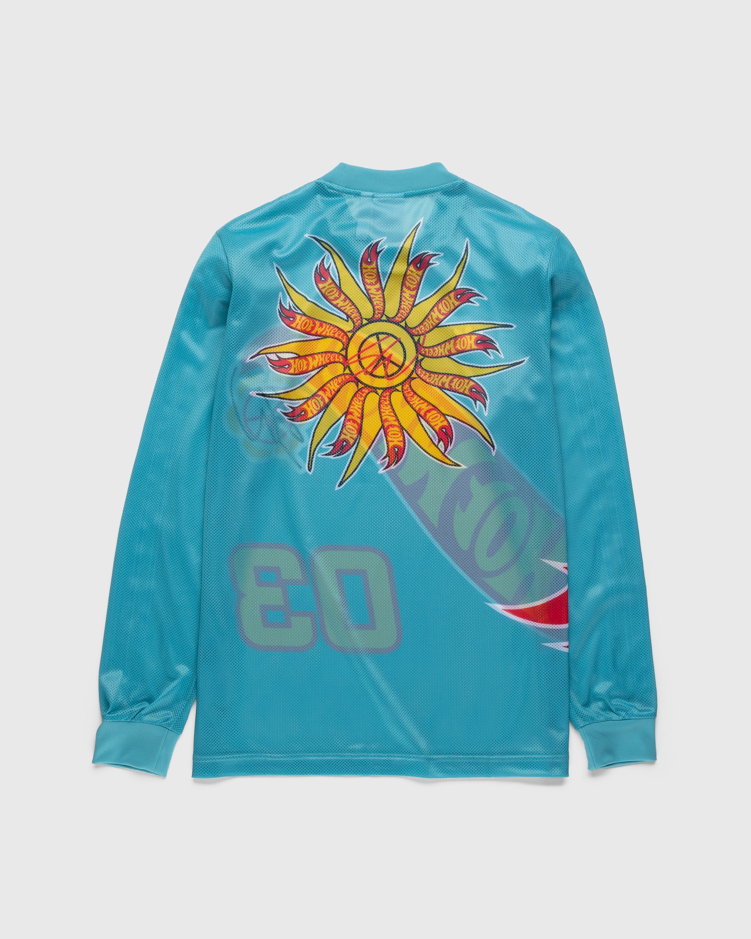 Adidas – Sean Wotherspoon x Hot Wheels Mesh Longsleeve Blue - Longsleeves - Blue - Image 2