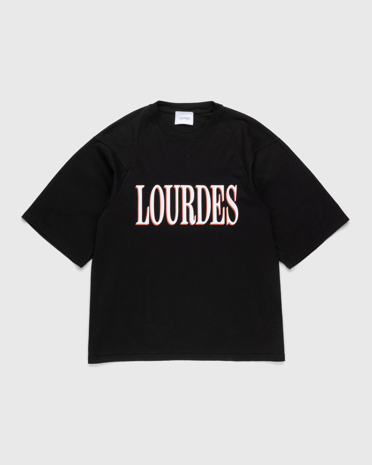 Lourdes New York – Logo Tee Black - T-Shirts - Black - Image 1