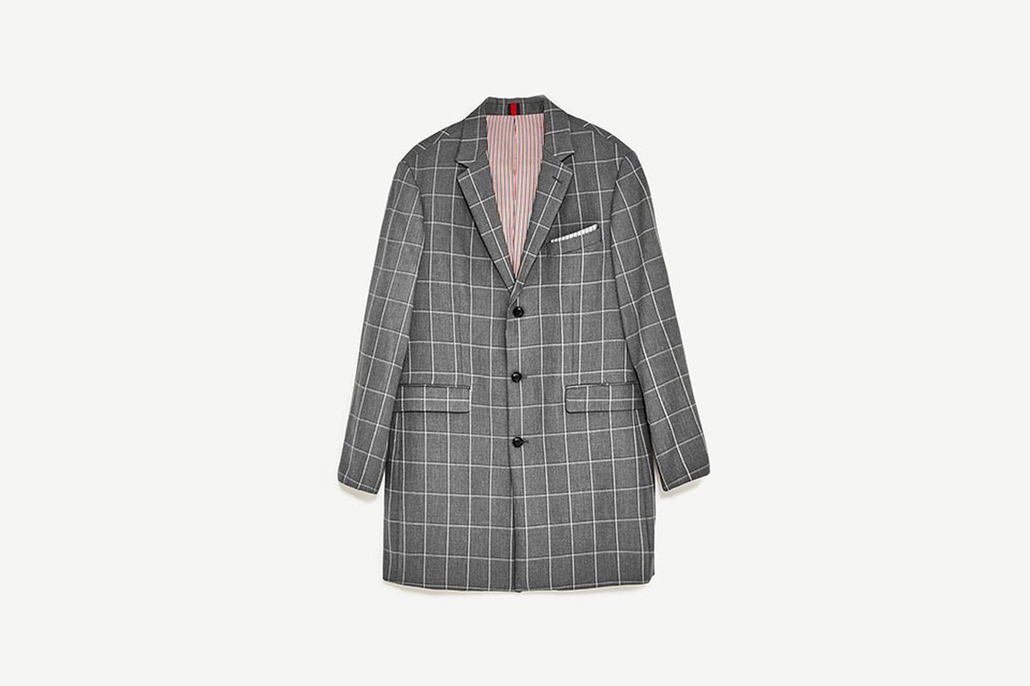 Checked Frock Coat