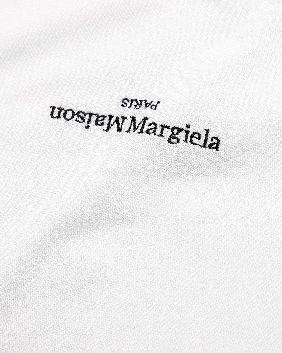 Maison Margiela – Logo T-Shirt White - Tops - White - Image 5