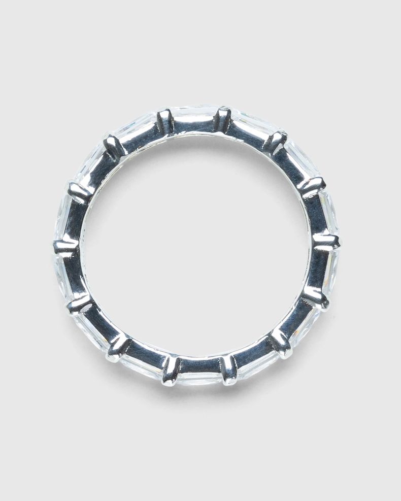 Horizon Eternity Ring Silver/White