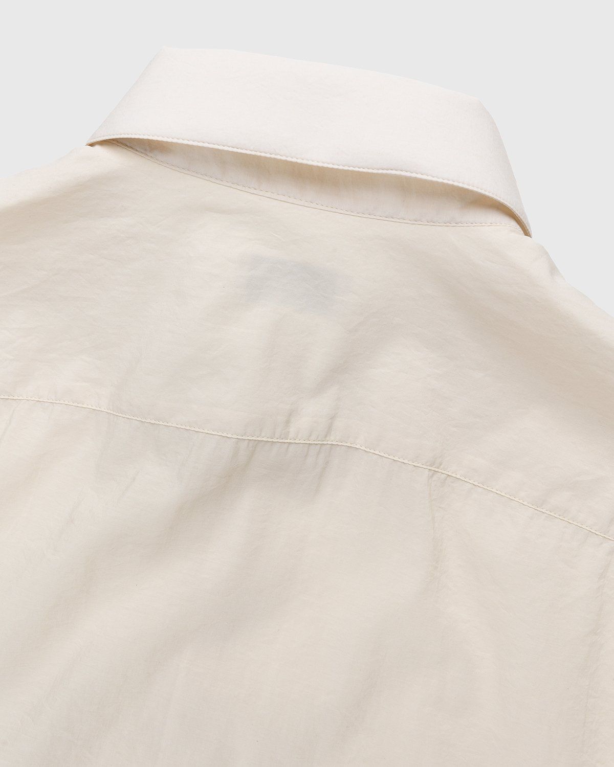 Lemaire – Regular Collar Short Sleeve Shirt Ivory