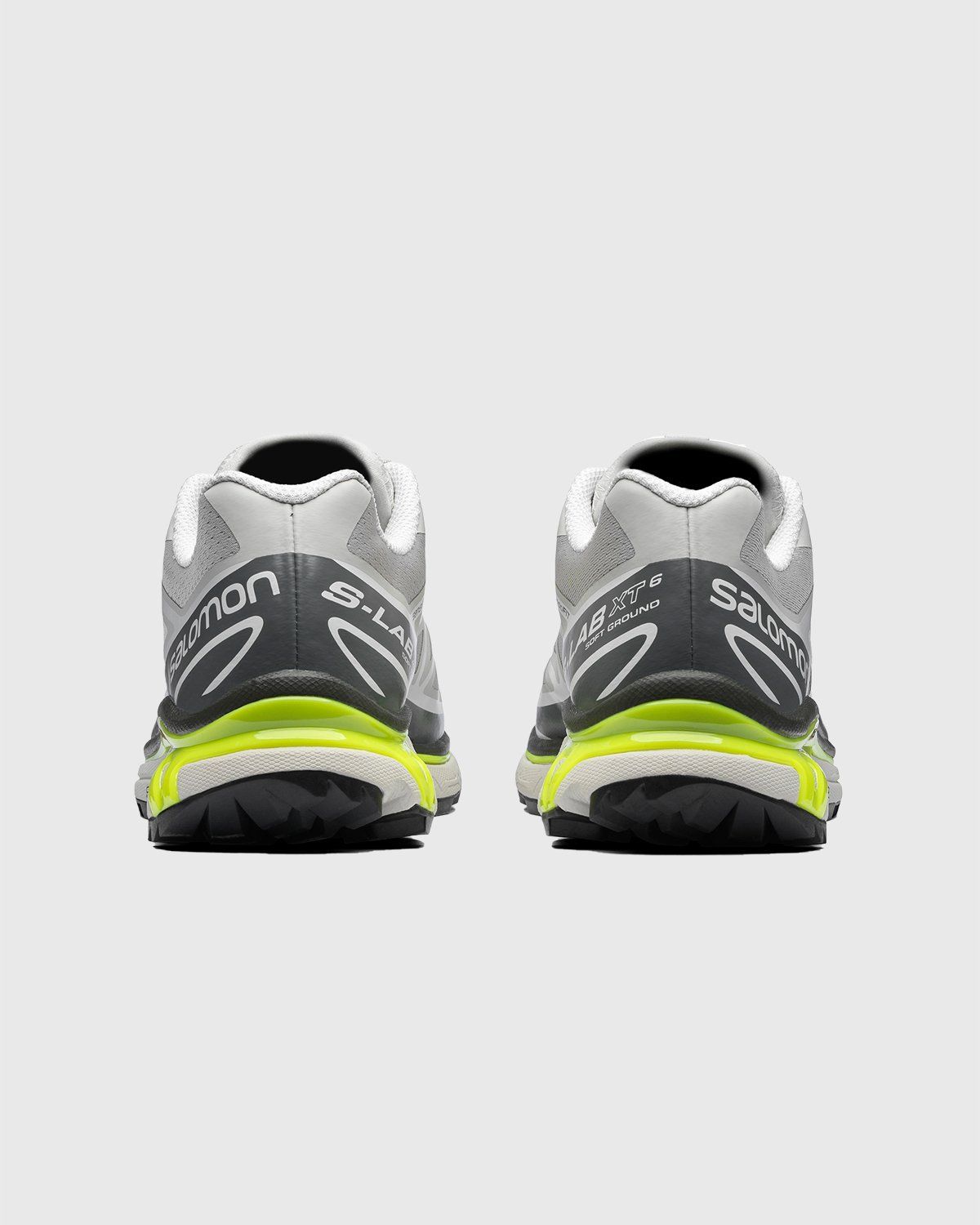 Salomon – XT-6 ADVANCED Lunar Rock/ Quiet Shade/ Safety Yellow - Sneakers - White - Image 3