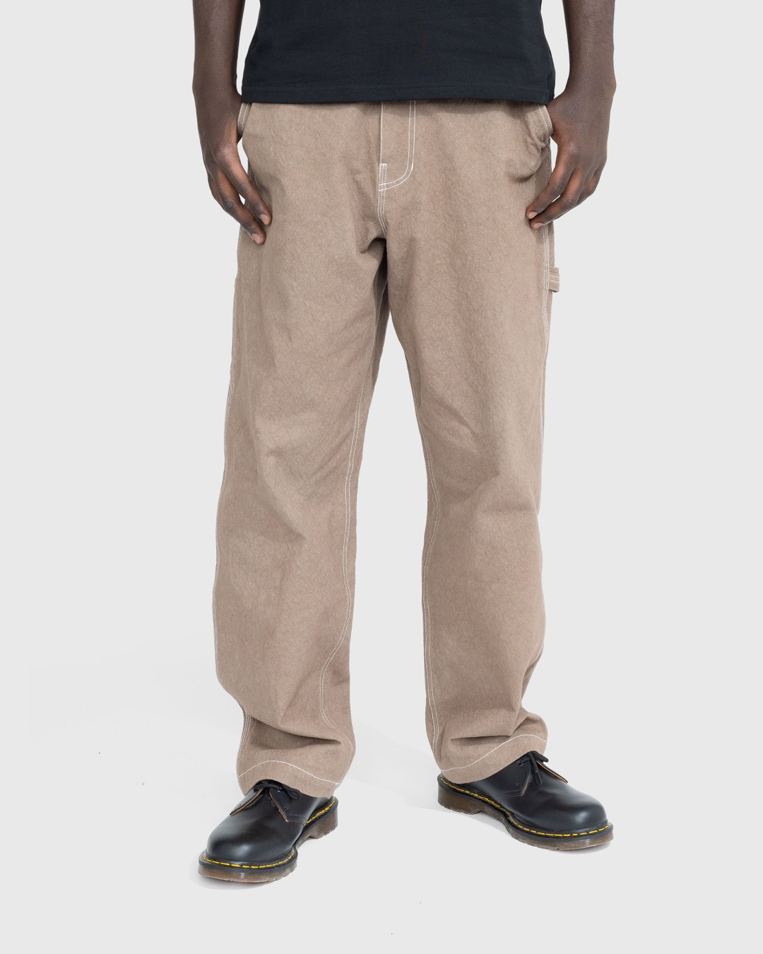Highsnobiety – Neu York Carpenter Pants Brown - Pants - Brown - Image 3