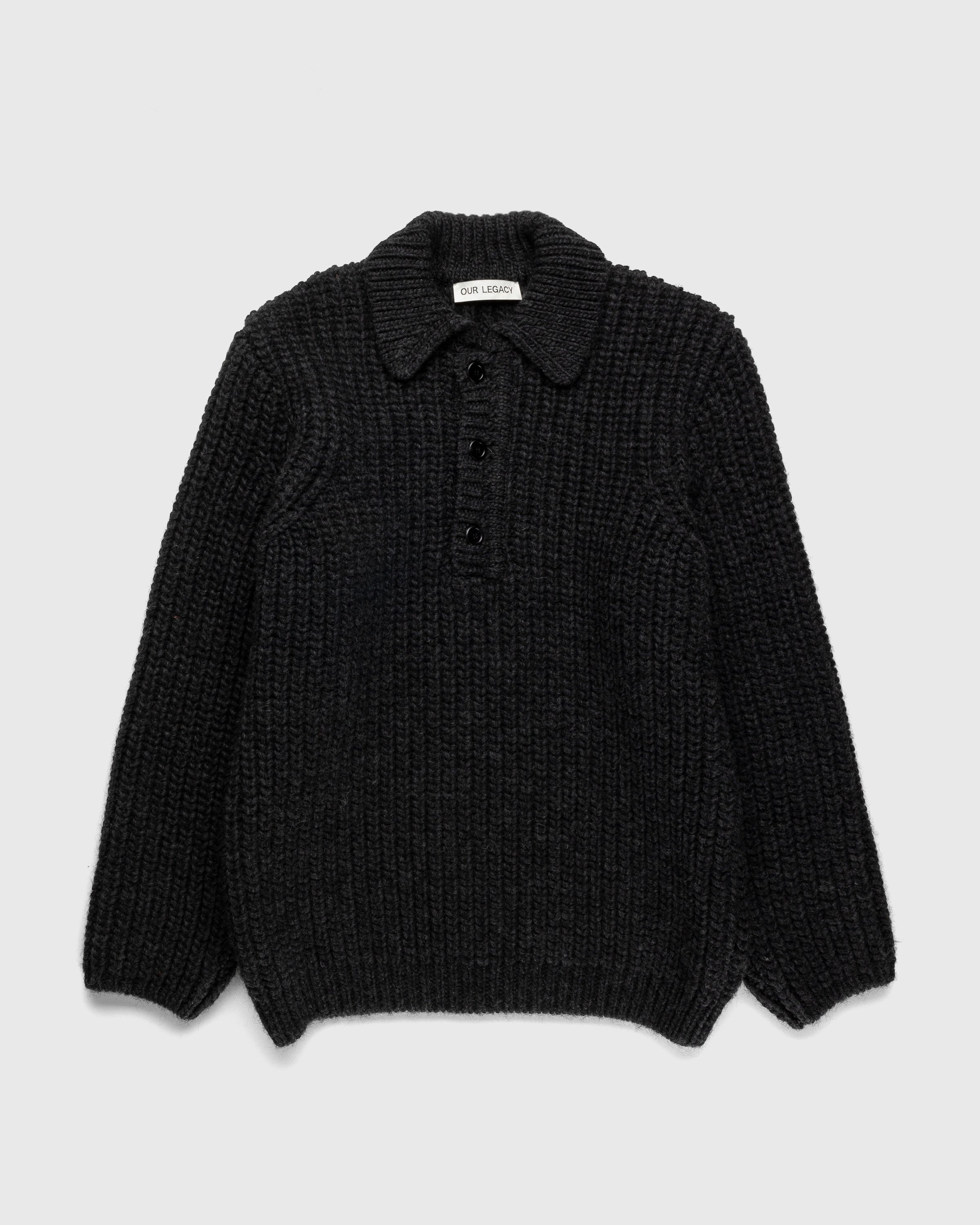 Our Legacy – Big Piquet Wolf Grey - Knitwear - Grey - Image 1
