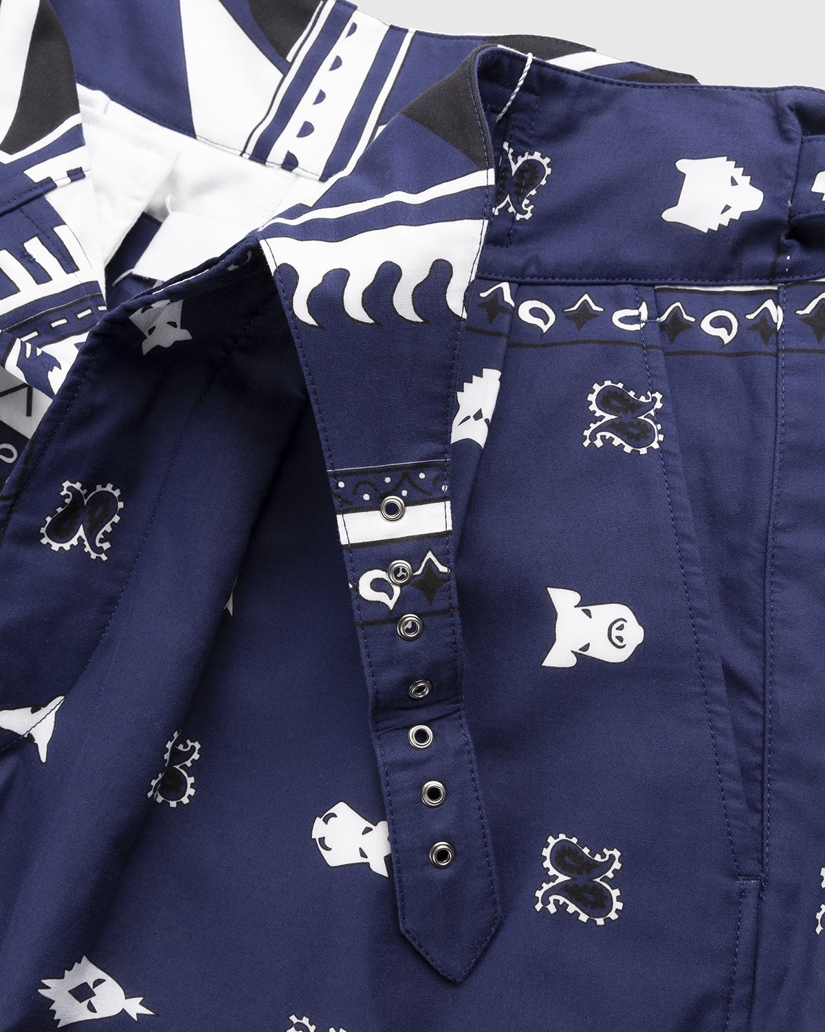 Maison Margiela – Bandana Short Indigo Blue - Shorts - Blue - Image 5