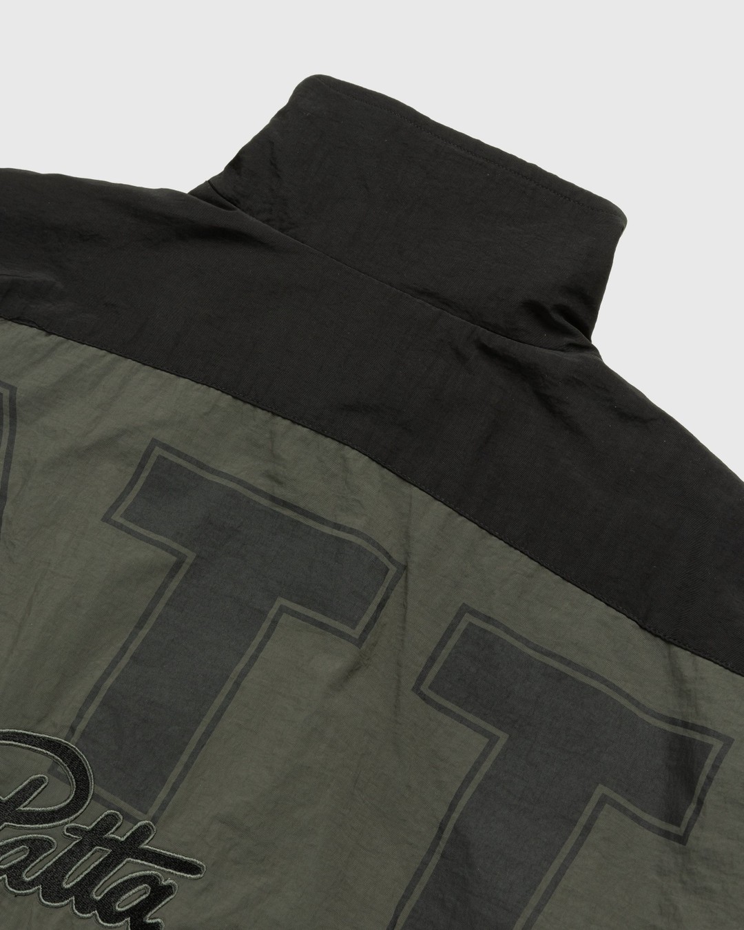 Patta – Athletic Track Jacket Black/Charcoal Grey - Track Jackets - Black - Image 3