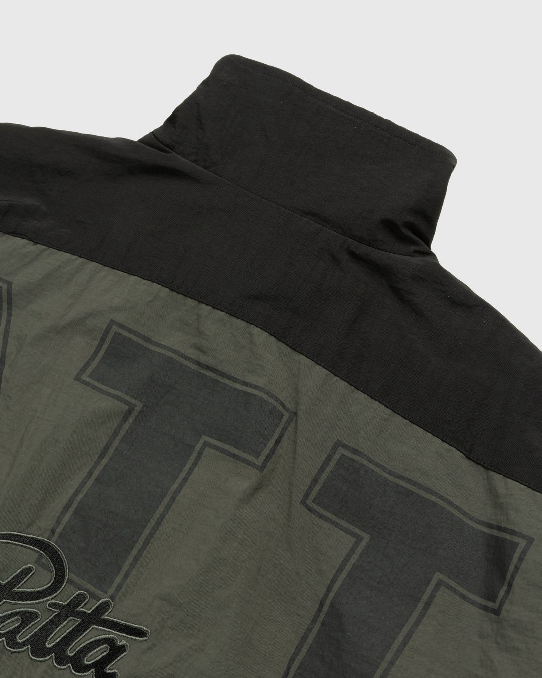 Patta – Athletic Track Jacket Black/Charcoal Grey - Outerwear - Black - Image 3