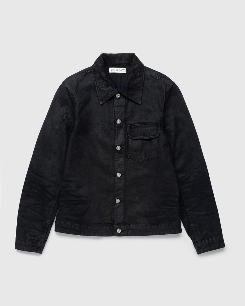 Rebirth Jacket Waxed Black Denim