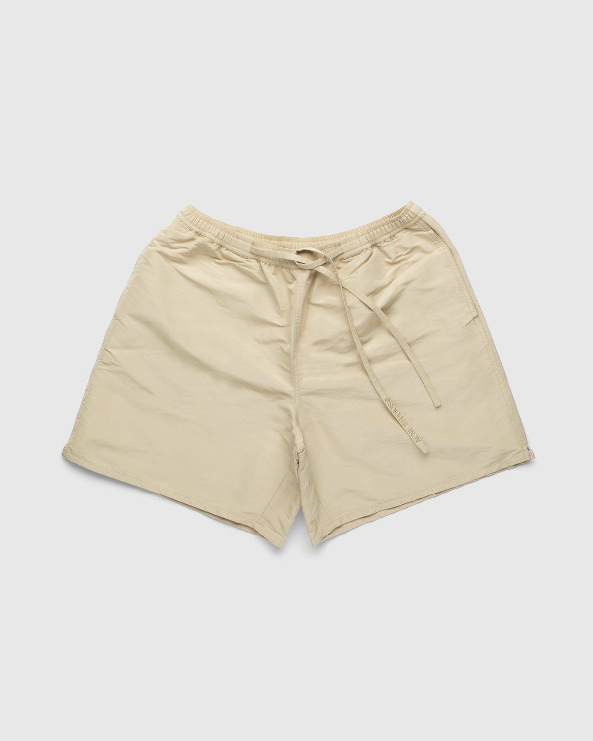Acne Studios – Taffeta Shorts Sand Beige - Shorts - Beige - Image 1