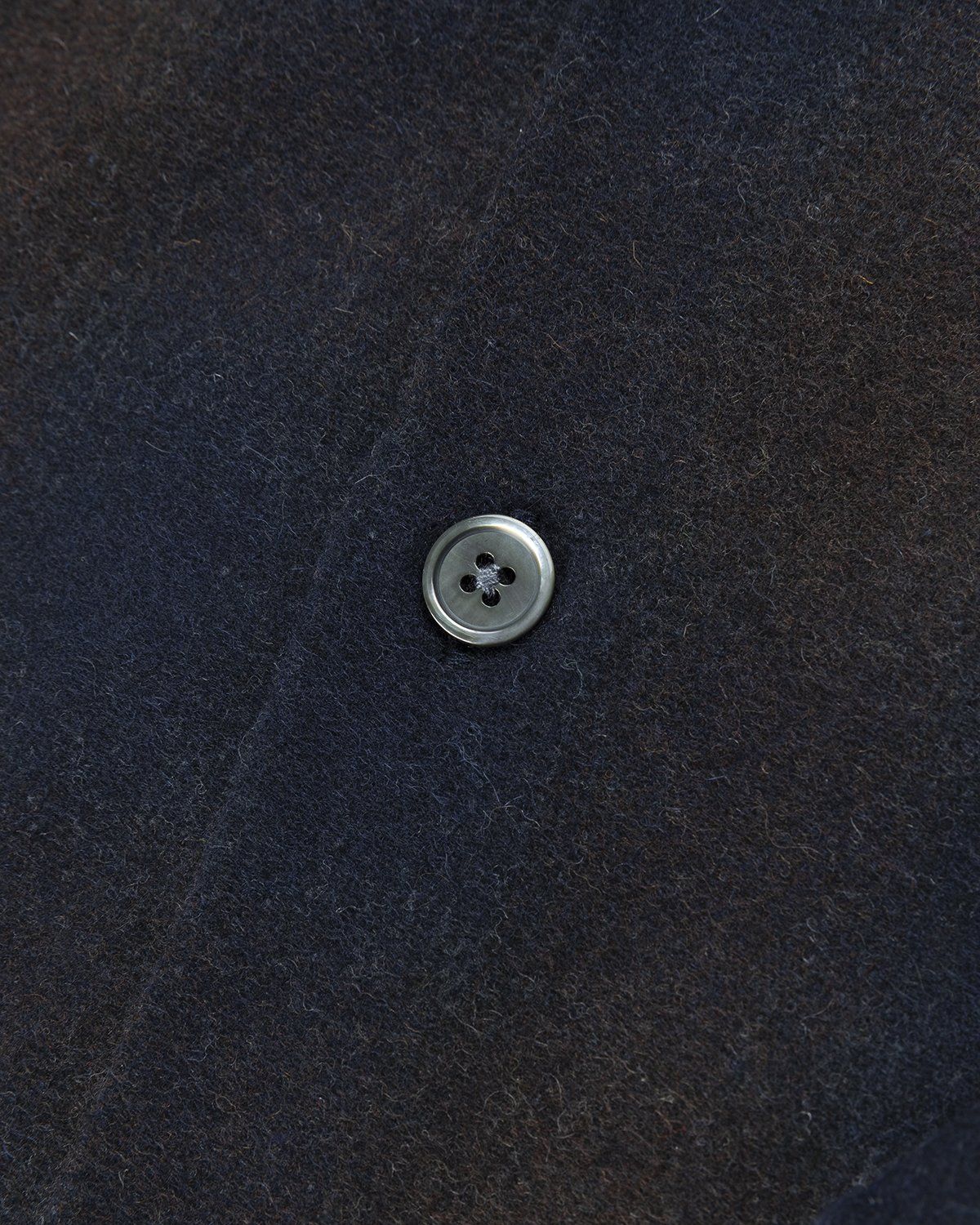 Our Legacy – Heusen Shirt Navy Shadow Check - Shirts - Blue - Image 4
