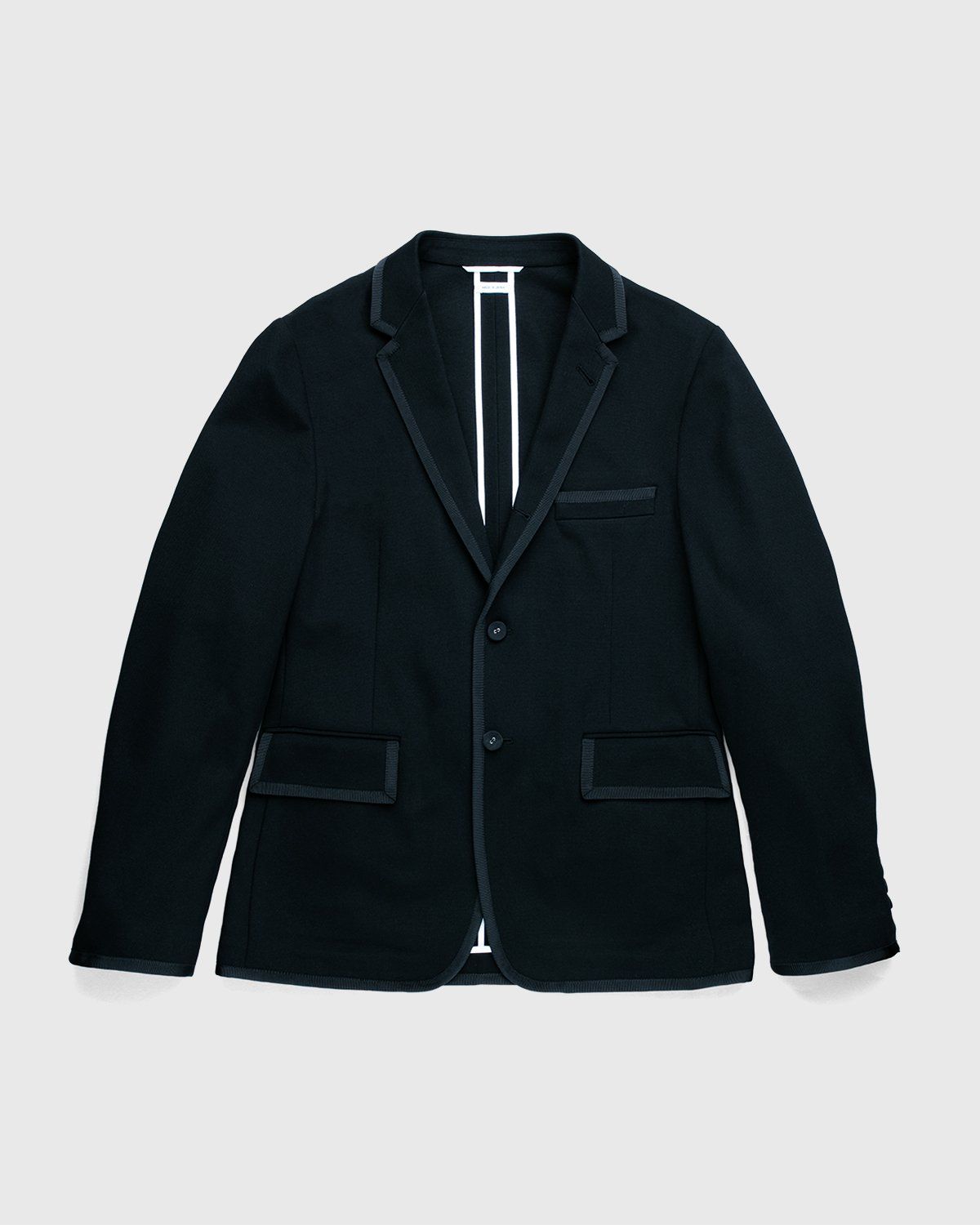 Thom Browne x Highsnobiety – Men Deconstructed Sport Jacket Black - Image 1
