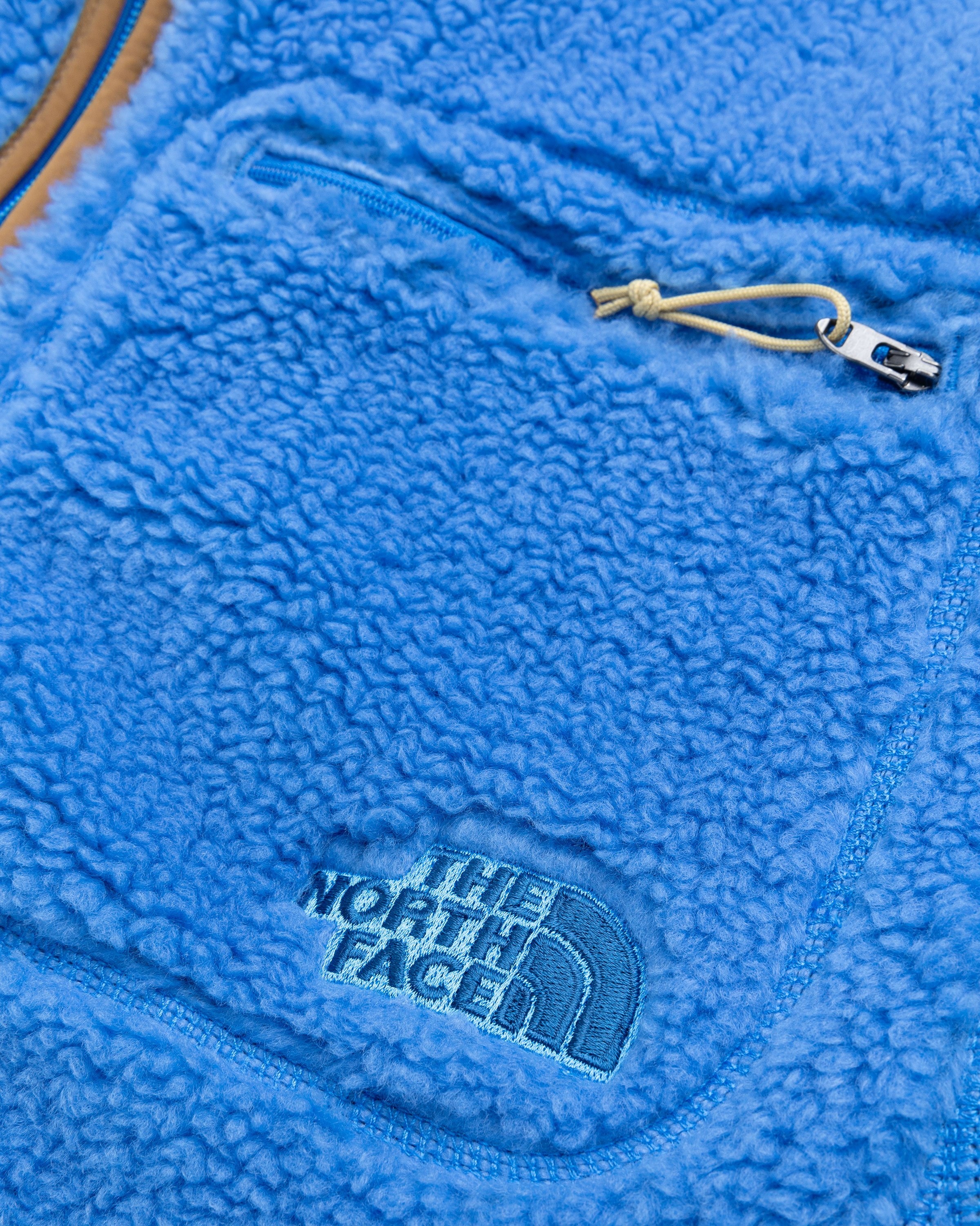 The North Face – Extreme Pile Pullover Super Sonic Blue/Utility Brown - Fleece - Blue - Image 6