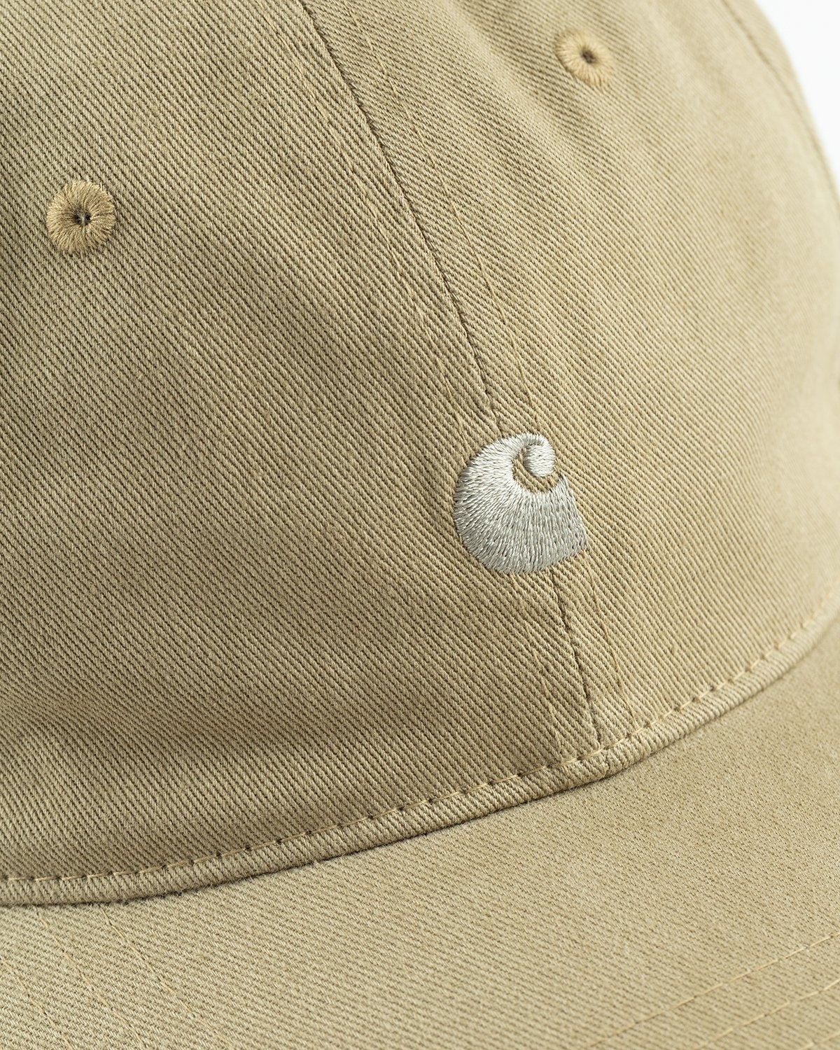 Carhartt WIP – Madison Logo Cap Natural Wall - Hats - Beige - Image 5