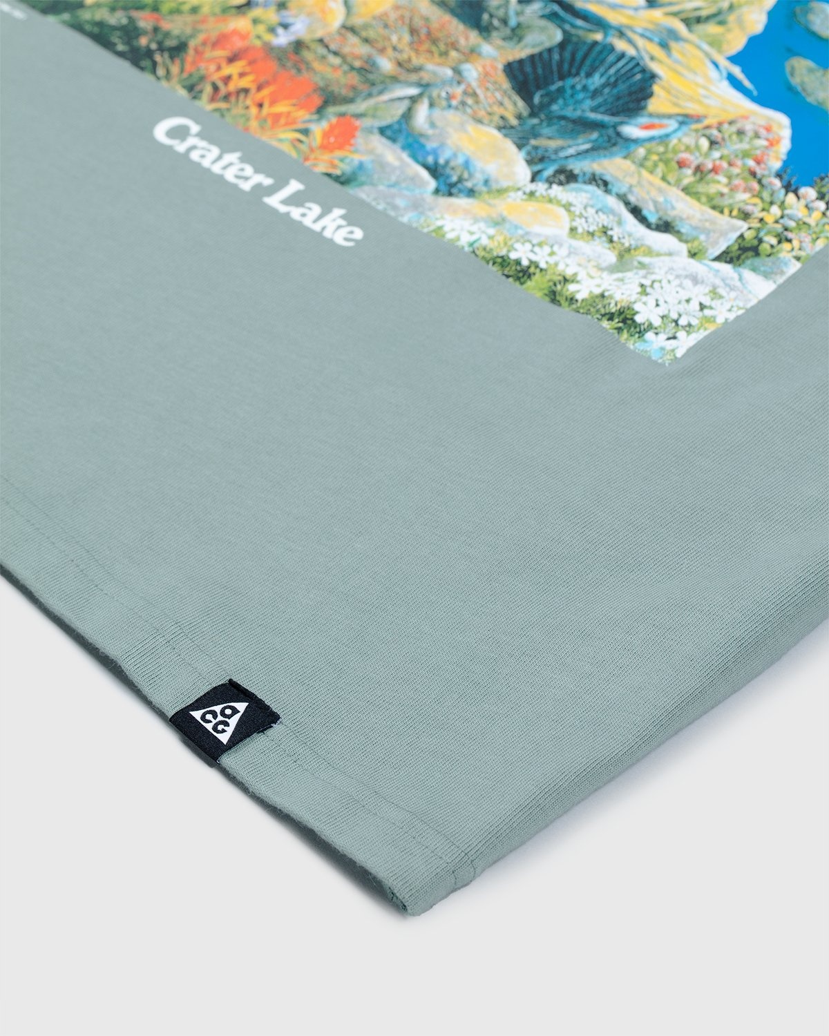 Nike ACG – M NRG ACG SS Crater Lake Tee Green - T-shirts - Green - Image 4