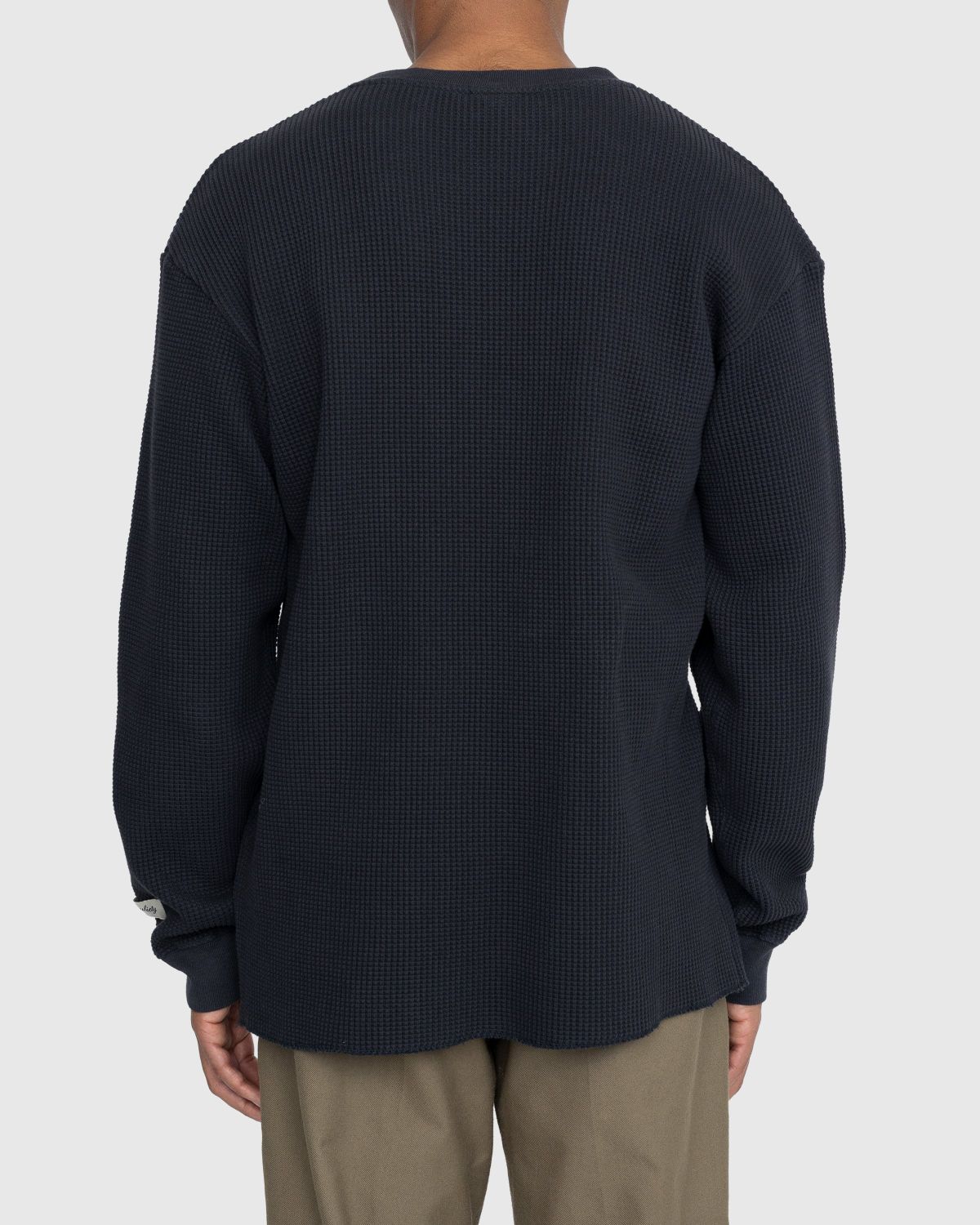 Highsnobiety – Thermal Crew Black - Sweats - Black - Image 4
