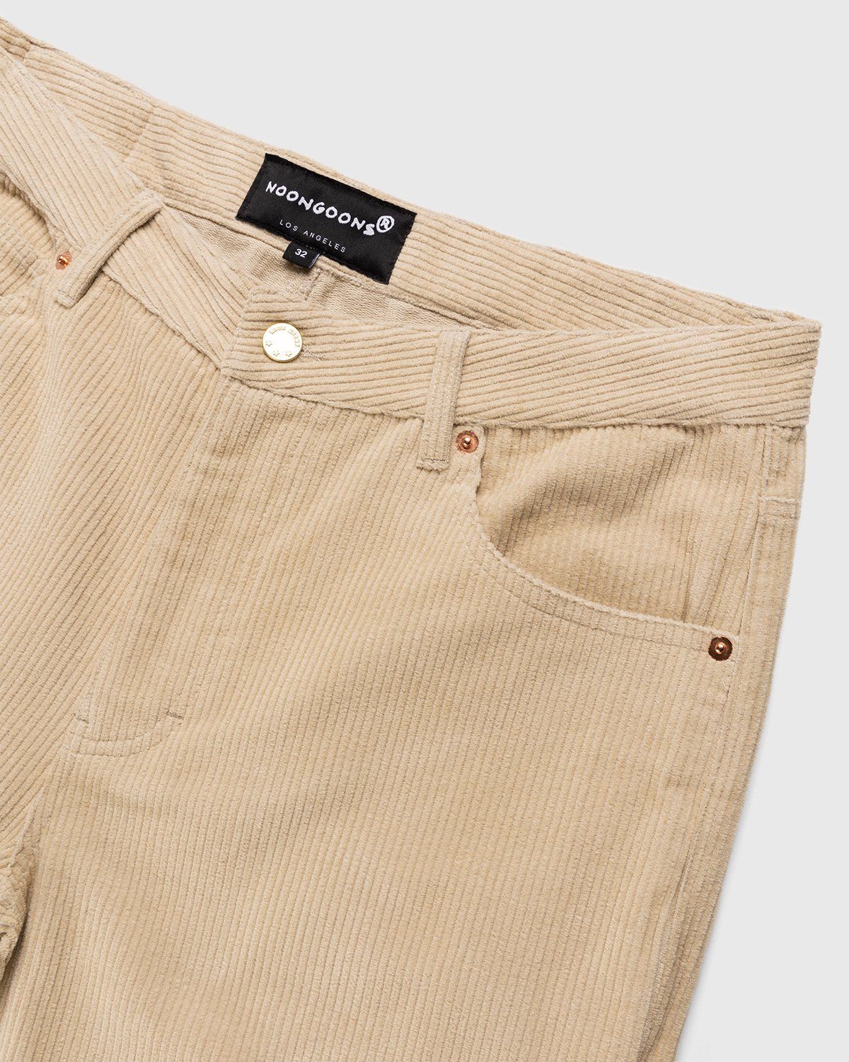 Noon Goons – Sublime Cord Short Overcast - Bermuda Cuts - Beige - Image 3