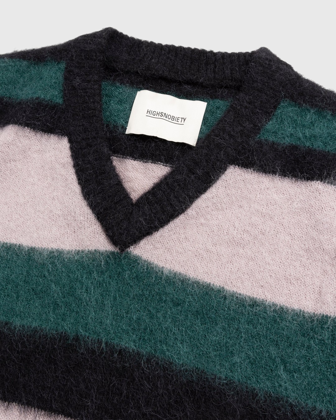Highsnobiety – Alpaca Gradient Sweater Vest Pink/Green - Gilets - Multi - Image 5