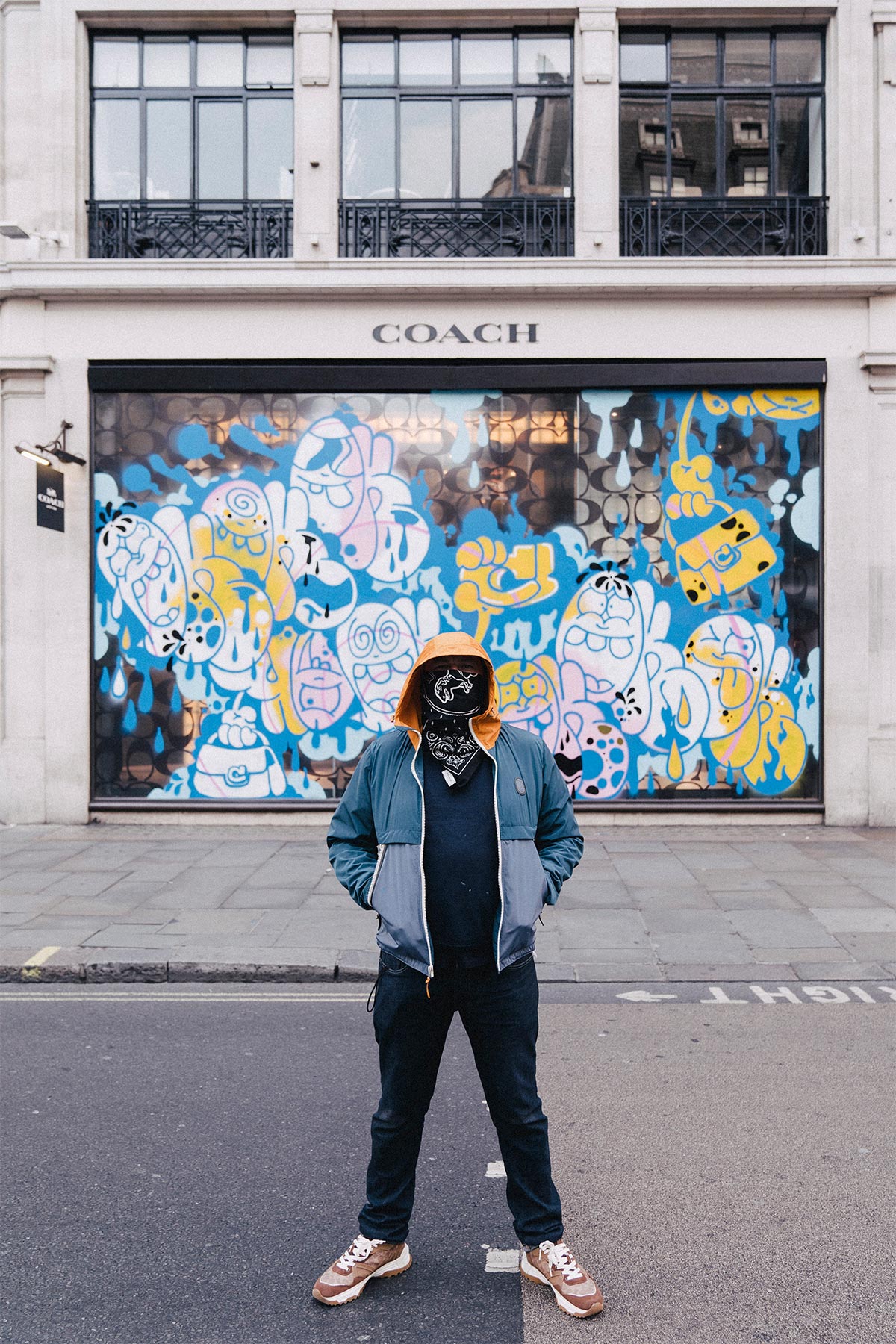 coach oker graffiti london campaign tox