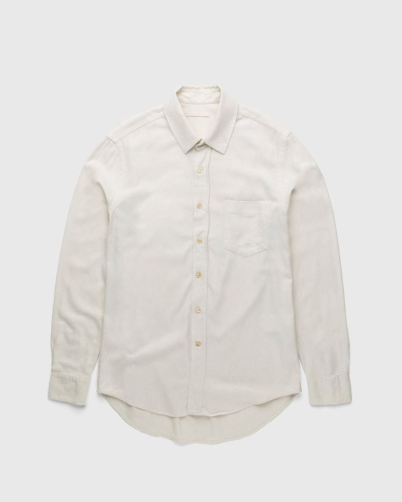 Classic Shirt White Silk