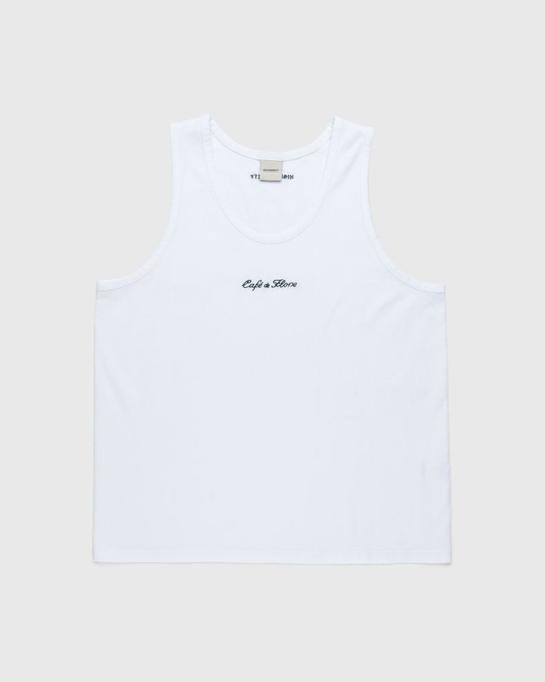 Café de Flore x Highsnobiety – Tank Top White