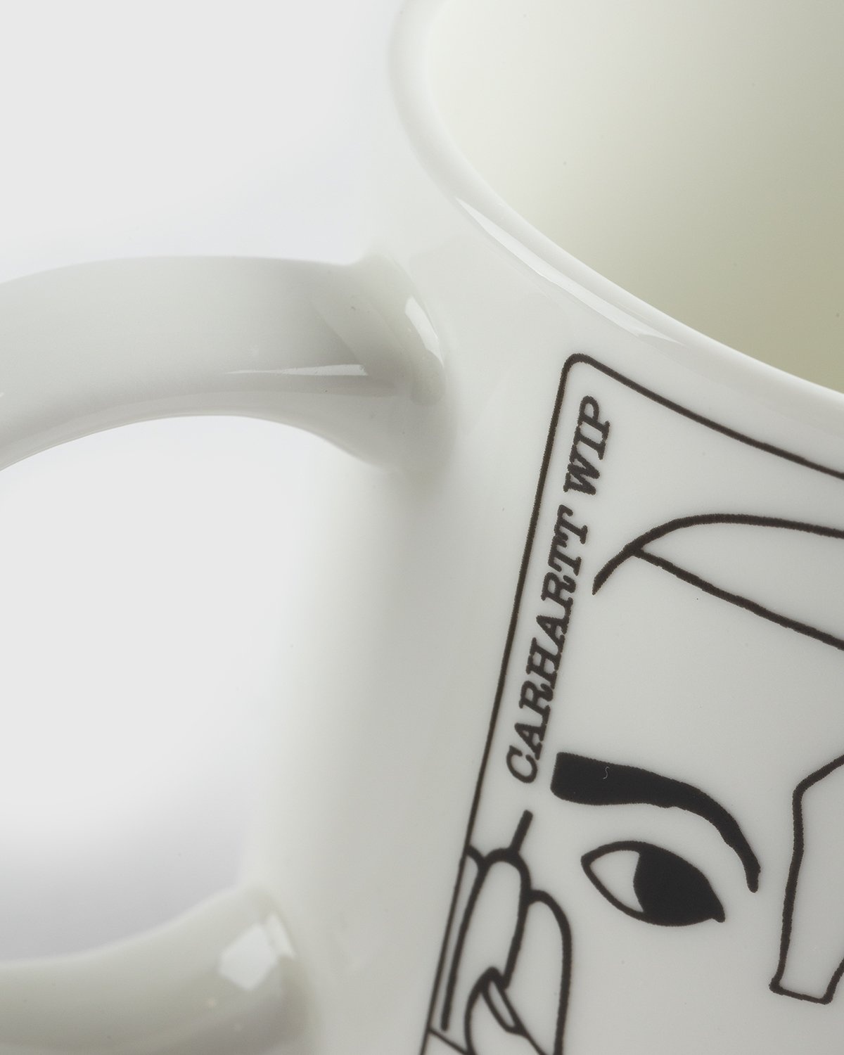 Carhartt WIP – Whisper Mug White Black - Ceramics - White - Image 4