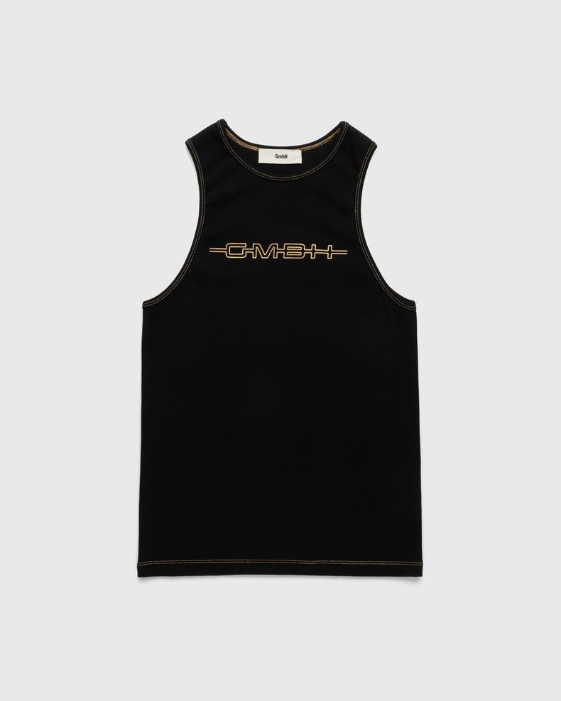 GmbH – Ali Rib Tank Top Black/Yellow