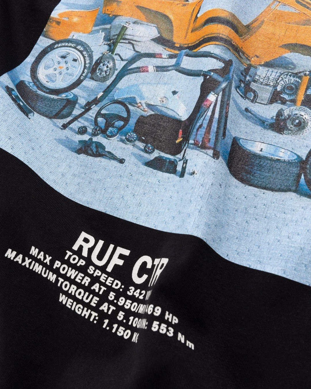 RUF x Highsnobiety – CTR T-Shirt Black - Tops - Black - Image 6