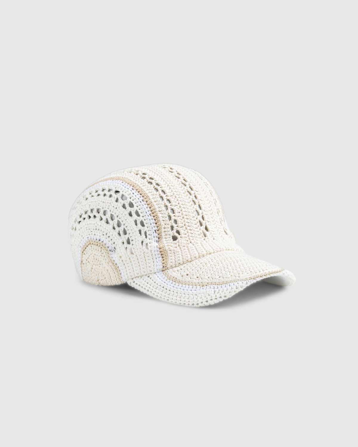SSU – Crochet Baseball Cap Angel Ivory - Hats - White - Image 1