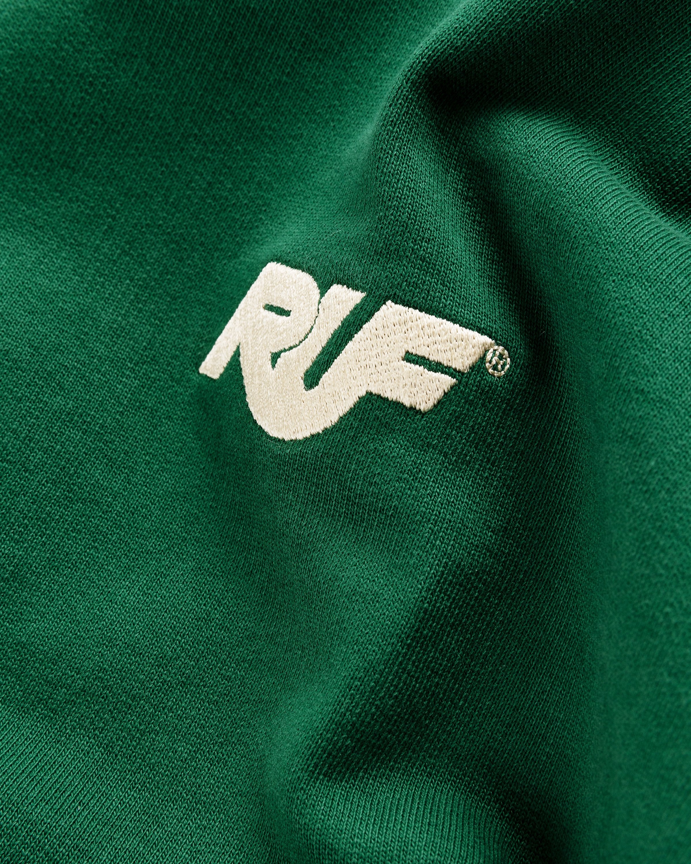 RUF x Highsnobiety – Logo Embroidered Hoodie Green - Hoodies - Green - Image 4