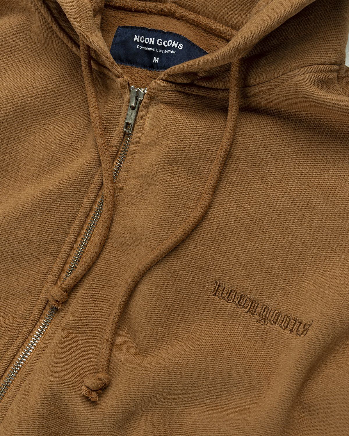 Noon Goons – High Tide Zip Hoodie Caramel - Sweats - Brown - Image 6