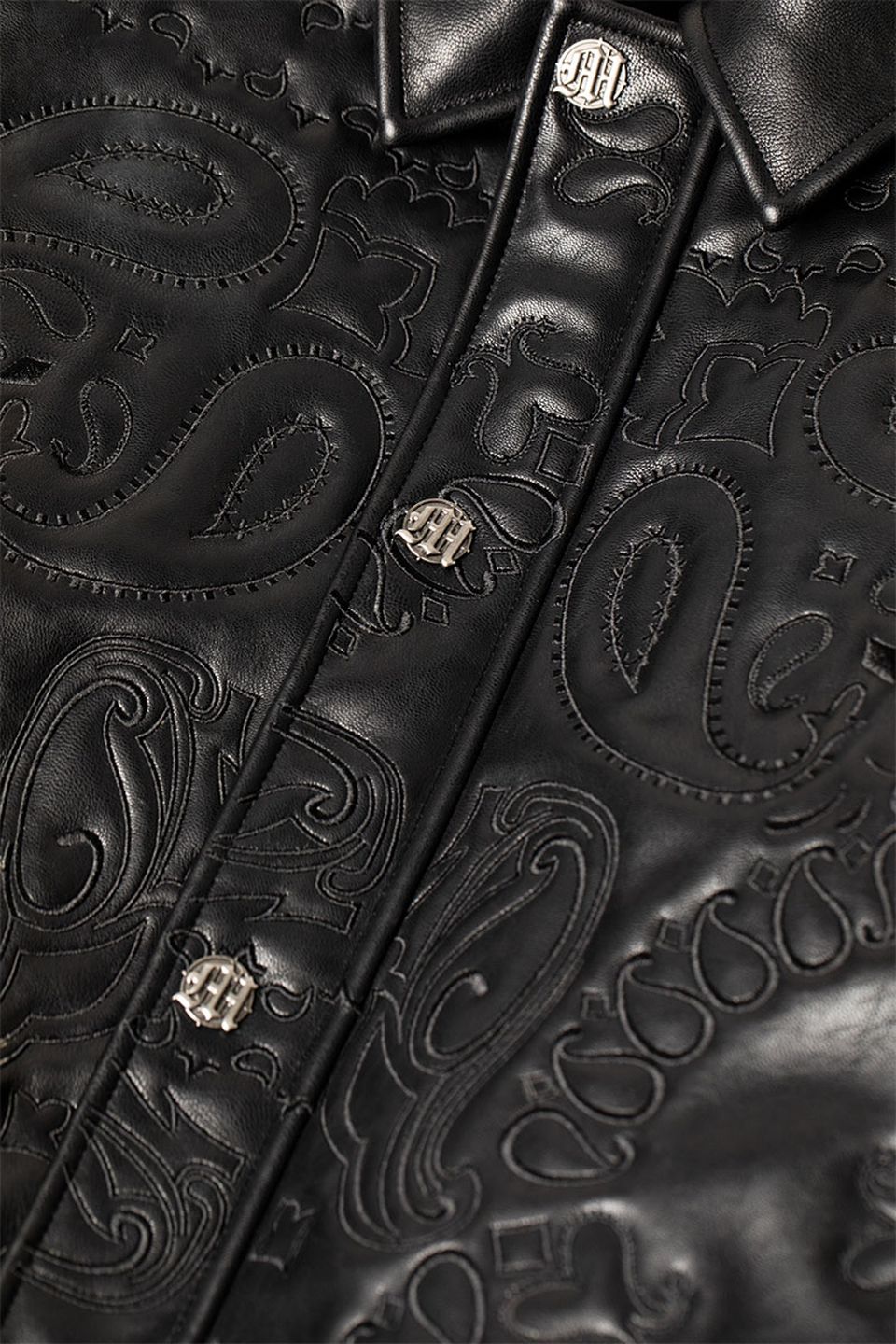 MENACE Makes a Statement With Paisley Leather Bombers