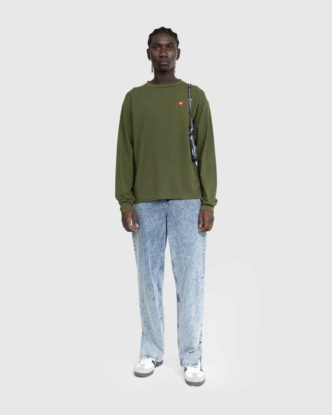 Human Made – GRAPHIC L/S T-SHIRT #1 Olive Drab | Highsnobiety Shop