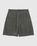 Highsnobiety – Texture Nylon Mid Length Elastic Shorts Grey