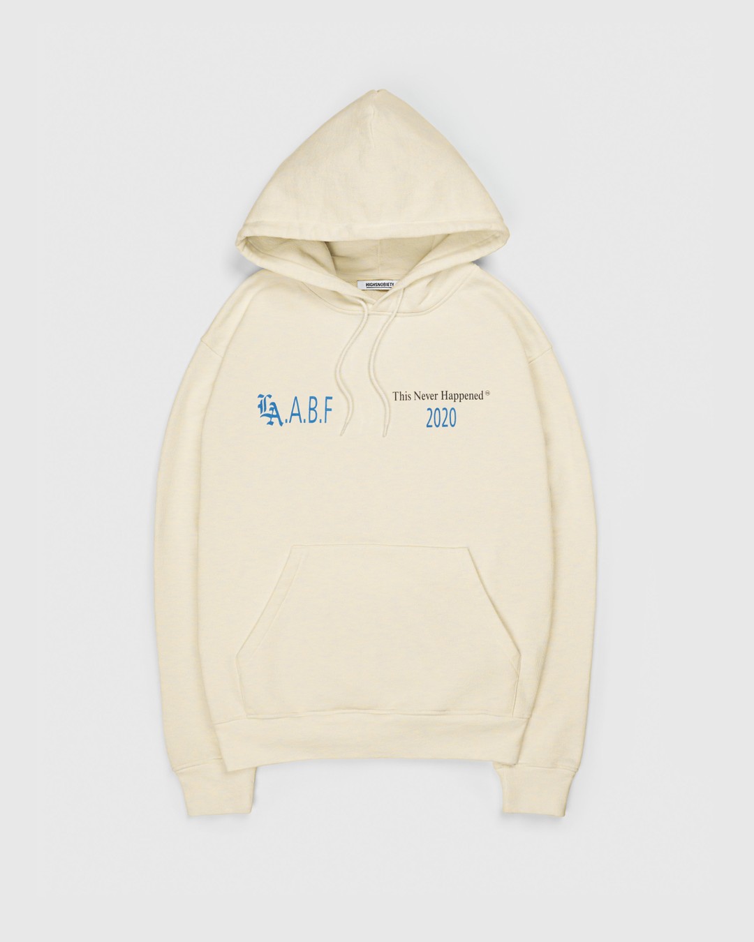 Highsnobiety – This Never Happened Art Book Fair Hoodie Eggshell - Sweats - Beige - Image 2