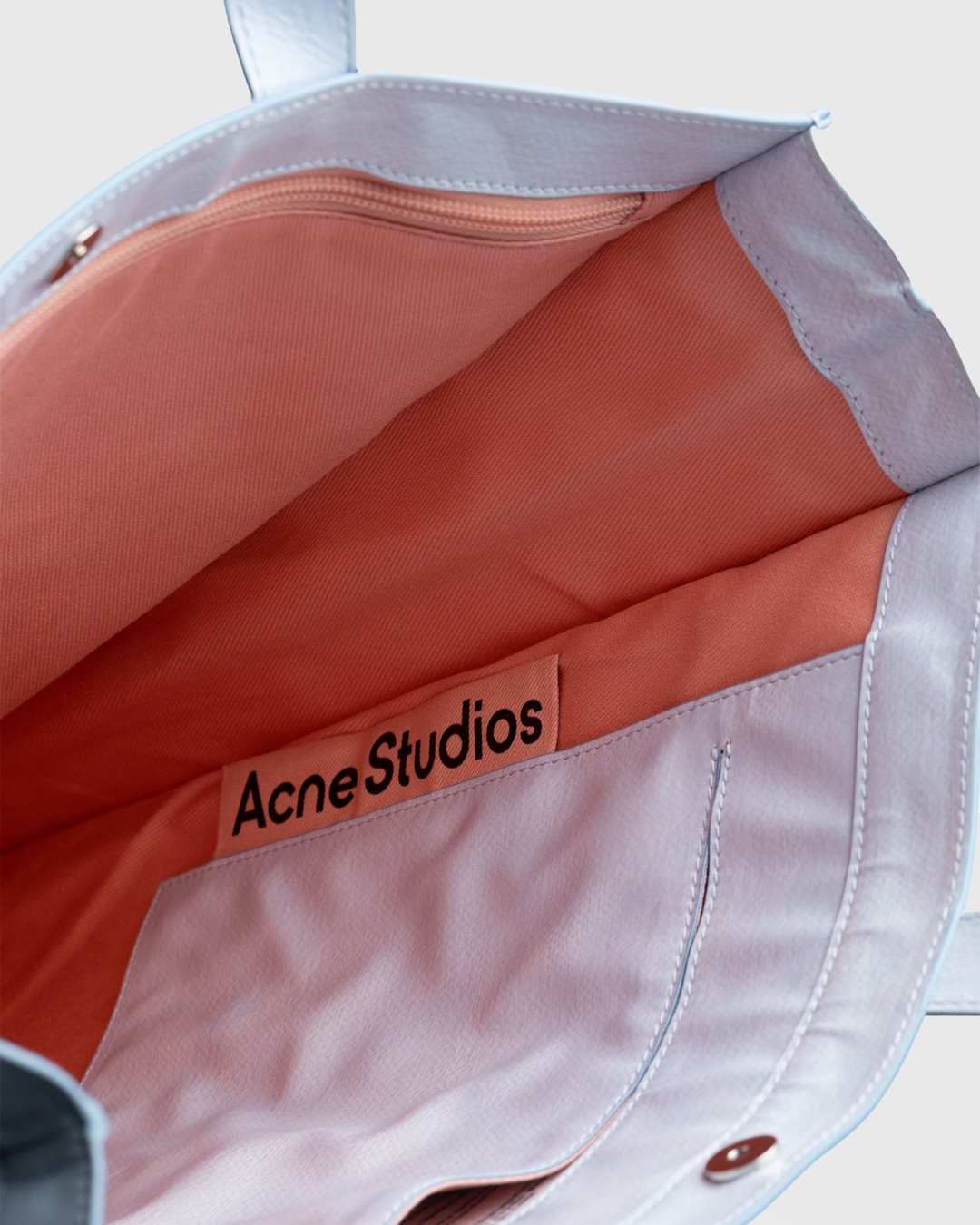 Acne Studios – Cat Print Logo Tote Bag Blue - Bags - Blue - Image 4