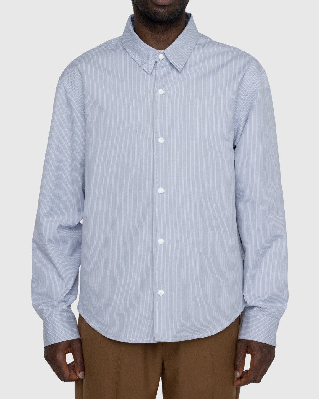Highsnobiety – Quilted Insulated Shirt - Shirts - Blue - Image 2